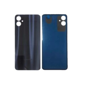 Back Cover Glass With Camera Lens For Samsung Galaxy A05 - Black