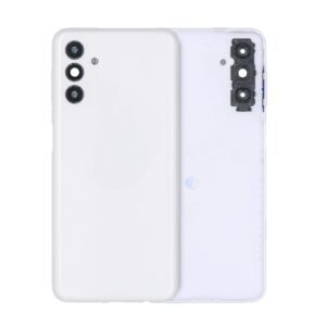 Back Cover Glass With Camera Lens For Samsung Galaxy A04s (White)