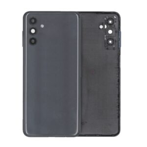 Back Cover Glass With Camera Lens For Samsung Galaxy A04s (Black)