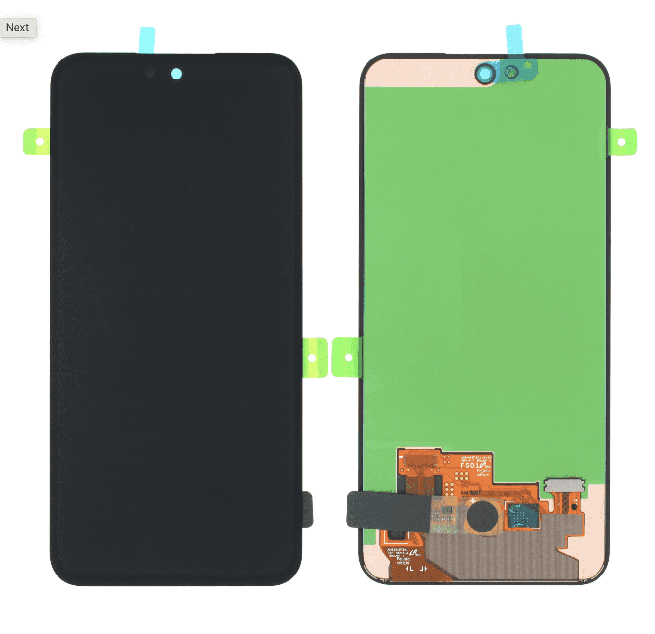 Galaxy A35 5G (NO FRAME) OLED Touchscreen - SM-A356 / GH82-34224A / GH82-34223A (Service Pack)