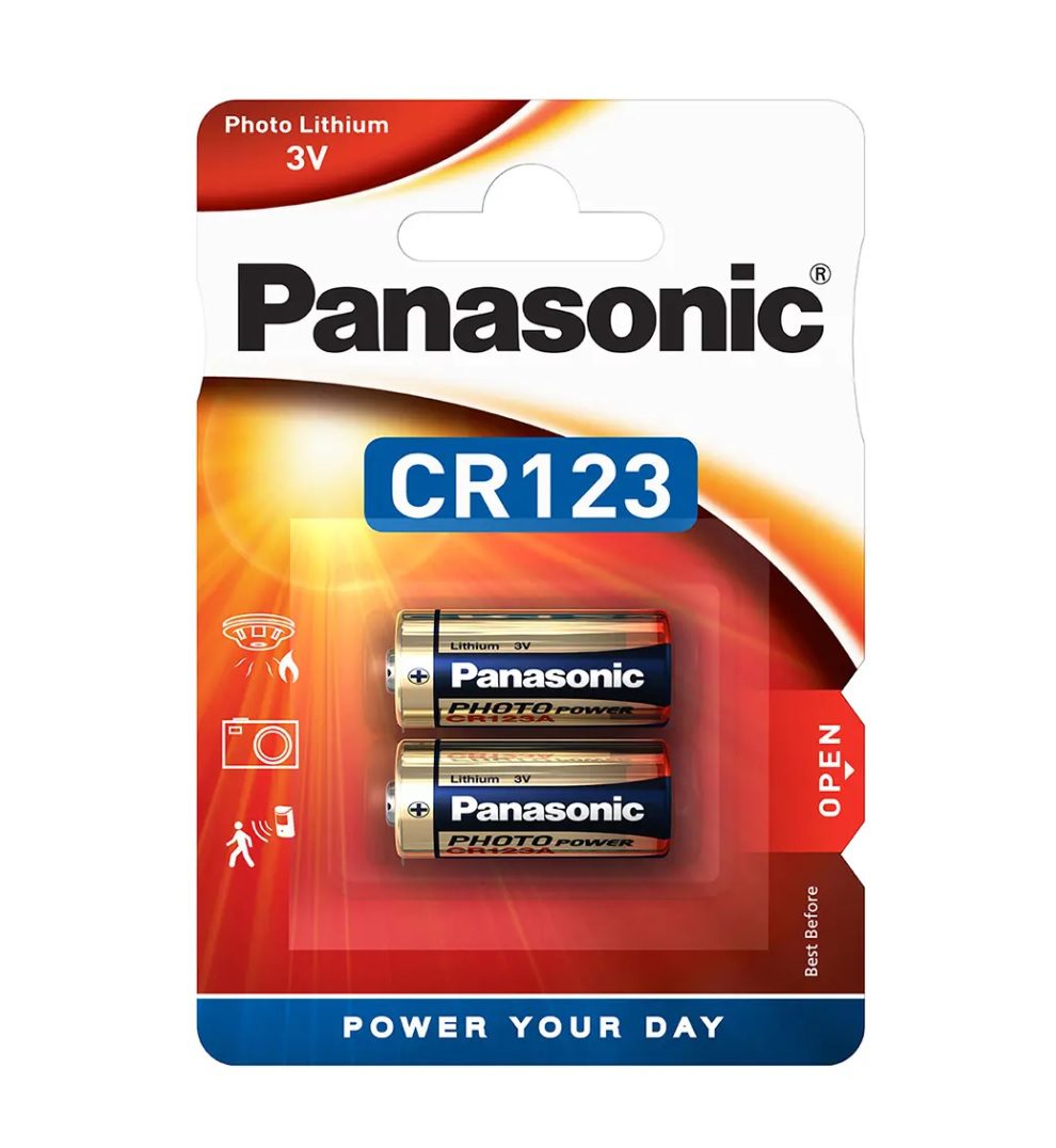 PANASONIC Lithium Power CR123 - (2 pcs)