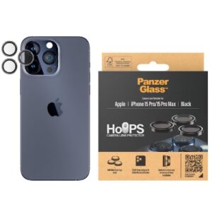 PanzerGlass Hoops Camera Lens Protector (1 Piece), iPhone 15 Pro, iPhone 15 Pro Max