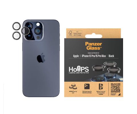 PanzerGlass Hoops Camera Lens Protector (1 Piece), iPhone 15 Pro, iPhone 15 Pro Max