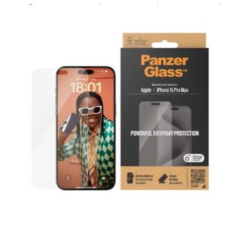 PanzerGlass Screen Protector Classic Fit (1 Piece), iPhone 15 Pro Max