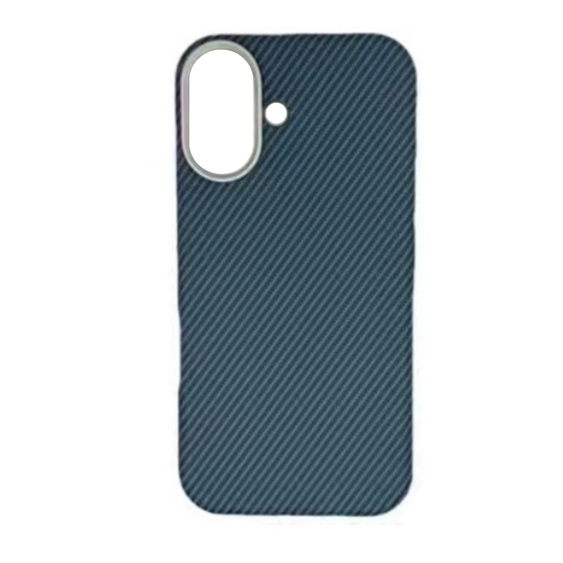 Carbon Fiber Case For iPhone 16 - Blue