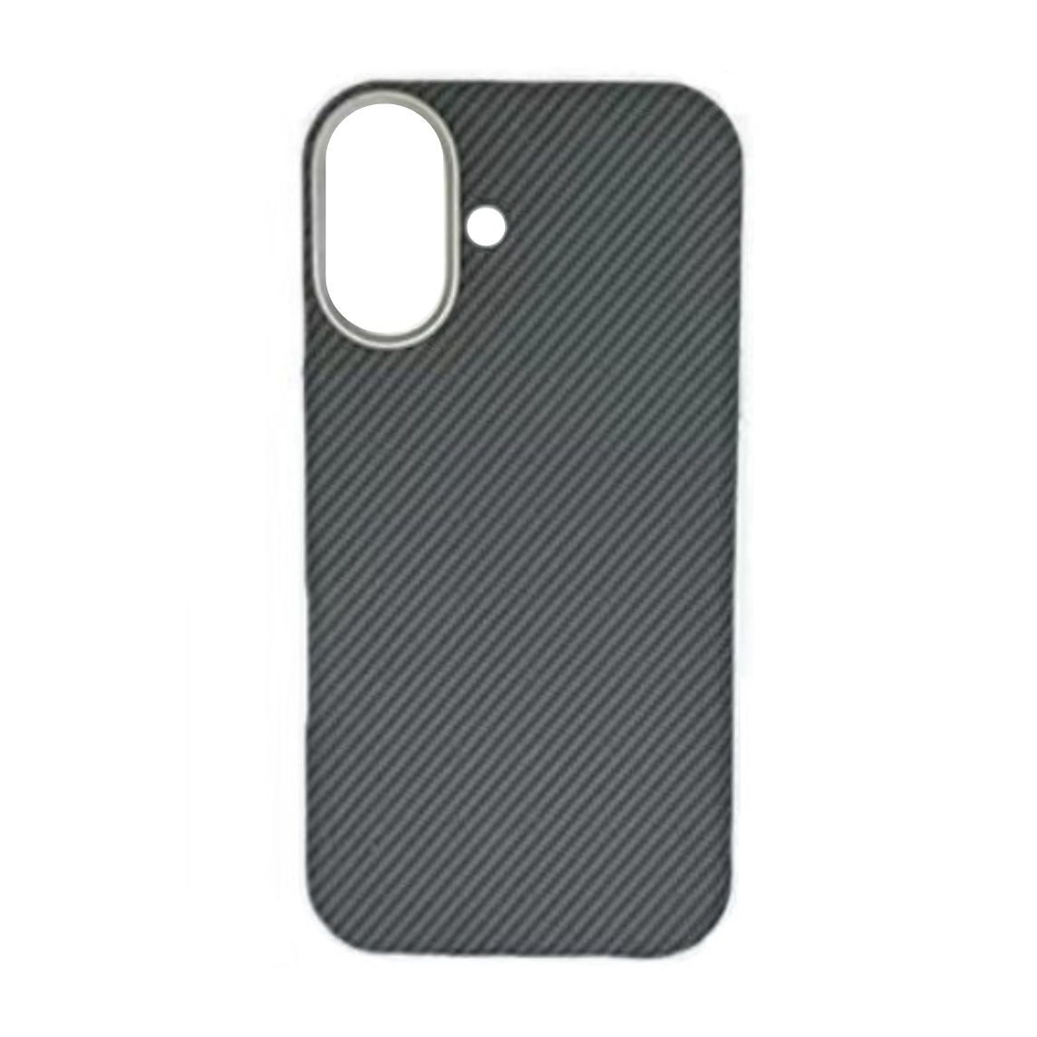 Carbon Fiber Case For iPhone 16 Plus - Gray