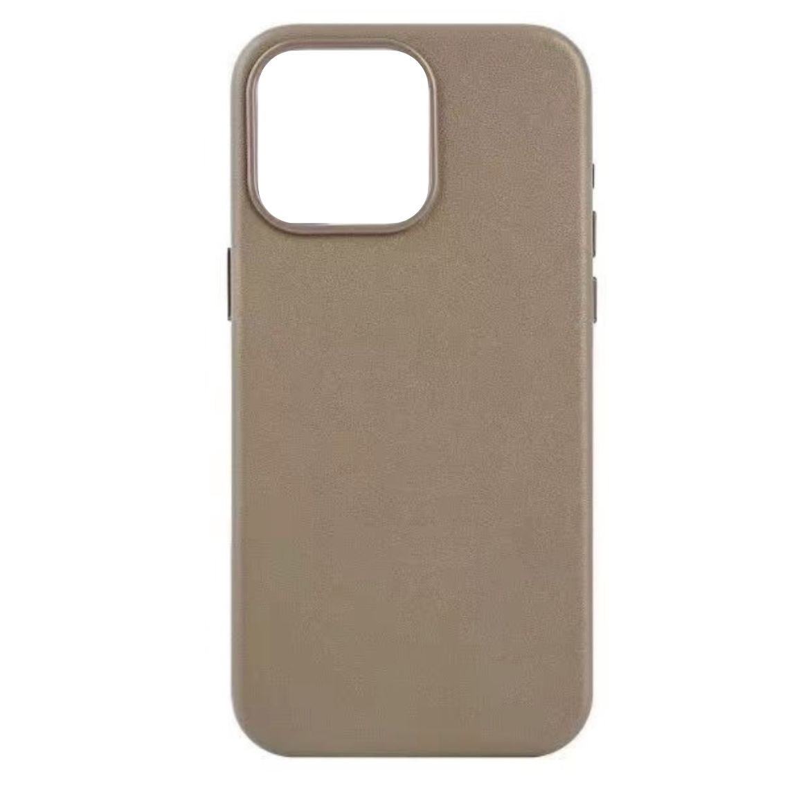 Leather Case For iPhone 16 Pro - Taupe