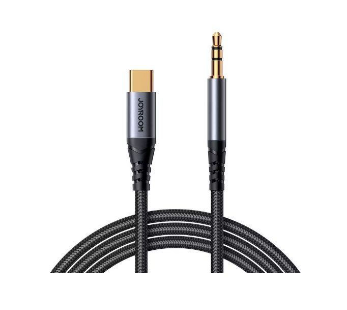 Joyroom Audio-Transfer Series AUX Audio Cable (Type-C to 3.5mm) 1.2m Black (SY-A07)