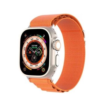 Dux Ducis Sport Buckle Strap 45 mm, 42 mm, 49 mm, 44 mm, Nylon For Apple Watch Series  - Orange