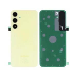 Back Cover Glass With Camera Lens For Samsung Galaxy A55 5G (Lemon)