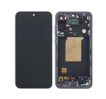 Galaxy A55 5G Black Navy OLED Assembly With Frame - SM-A556 / GH82-34305A (Service Pack)