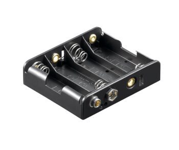 Goobay Battery Holder 4x Mignon (AA) - Black