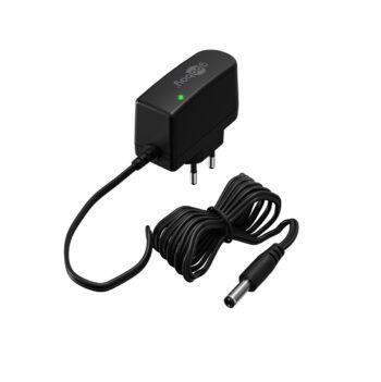 Goobay 12V Power Supply 12W / 1A - Black