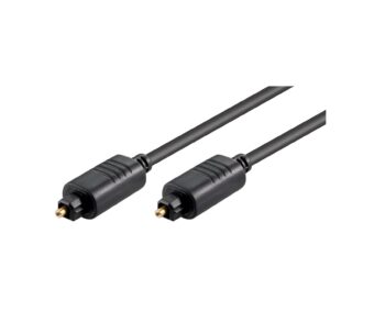 Goobay Fiber Optic Cable, 3m - Black