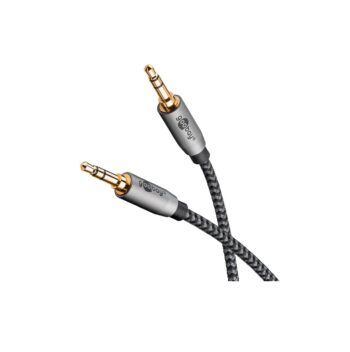 Goobay Audio Cable AUX 3.5mm Stereo, 1m - Gray