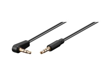 Goobay Jack Plug Connection Cable 1.50m, 3.5mm AUX - Black