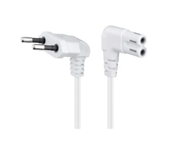 Goobay Power Cable CEE 7/16 – C7, 3m - White