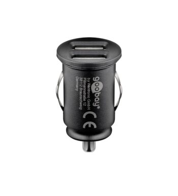 Goobay Dual USB Car Charger 3.1A - Black