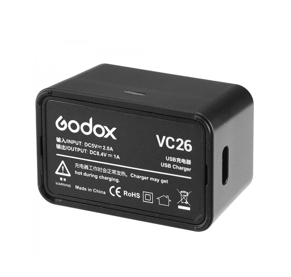 Godox VC26 Charger for Flash Unit Batteries