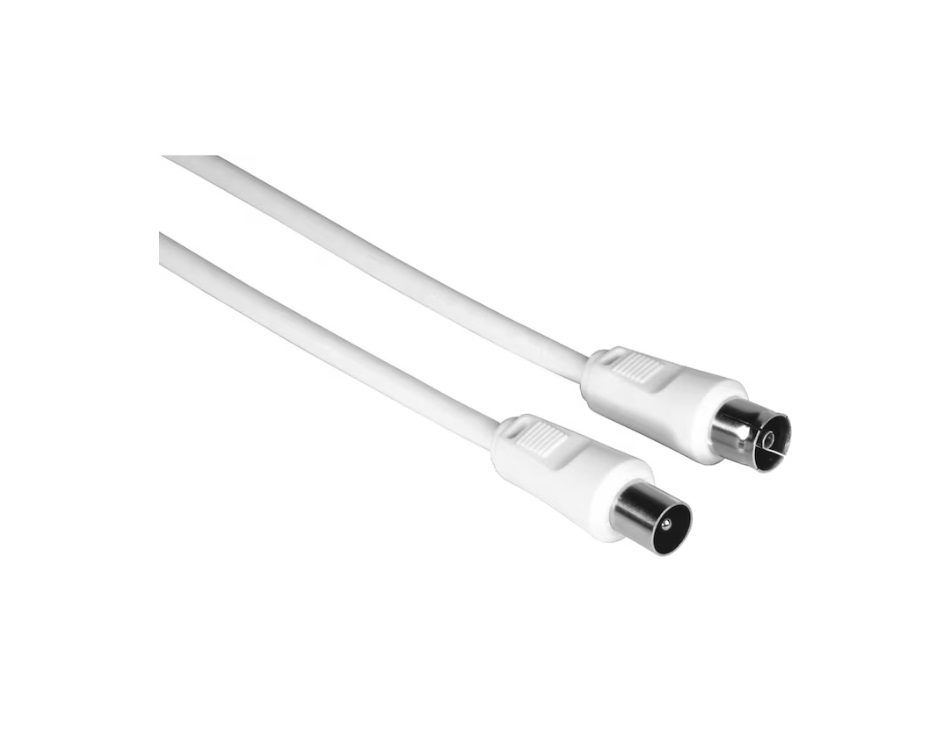 Hama 75 dB Coax Plug to Coax Coupling – Reliable Antenna Connection