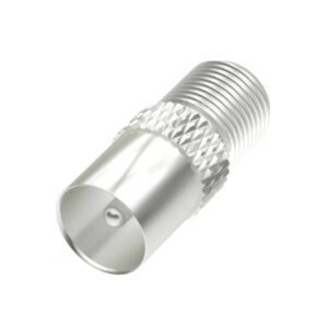 Hama SAT Adapter – F Coupling for Satellite Cable Extensions