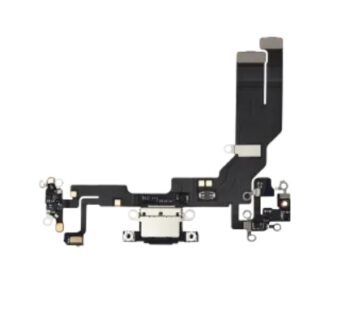 Charging Port Flex Cable For iPhone 16e (Black)