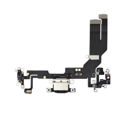 Charging Port Flex Cable For iPhone 16e (Black)