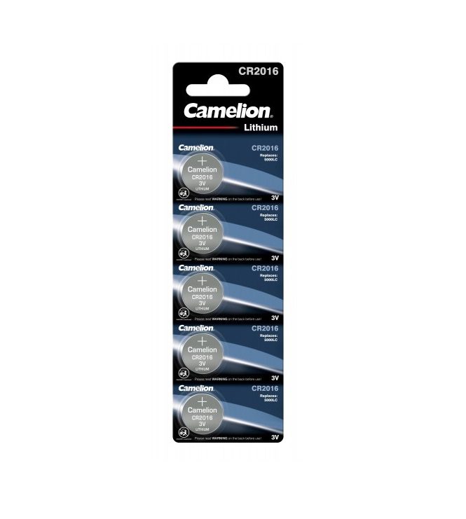 CAMELION Lithium CR2016 - (5 pcs)