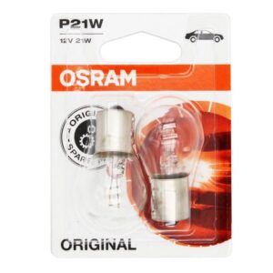 OSRAM 7506 Standard Klar 12V 21W BA15s Blinker Lamp - (2 pcs)