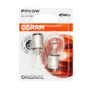 OSRAM 7528 Standard Klar 12V 21/5W BAY15d Brake Light - (2 pcs)