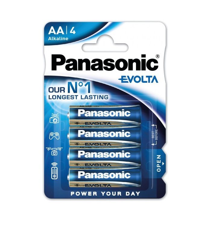 PANASONIC Evolta Alkaline LR6 AA - (4 pcs)