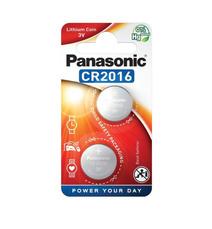 PANASONIC Lithium CR2016 - (2 pcs)