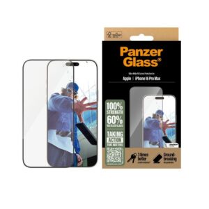 PanzerGlass Ultra-Wide Fit Screen Protection (1 Piece) For iPhone 16 Pro Max