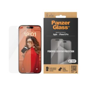 PanzerGlass Screen Protector (1 Piece) For iPhone 15 Pro