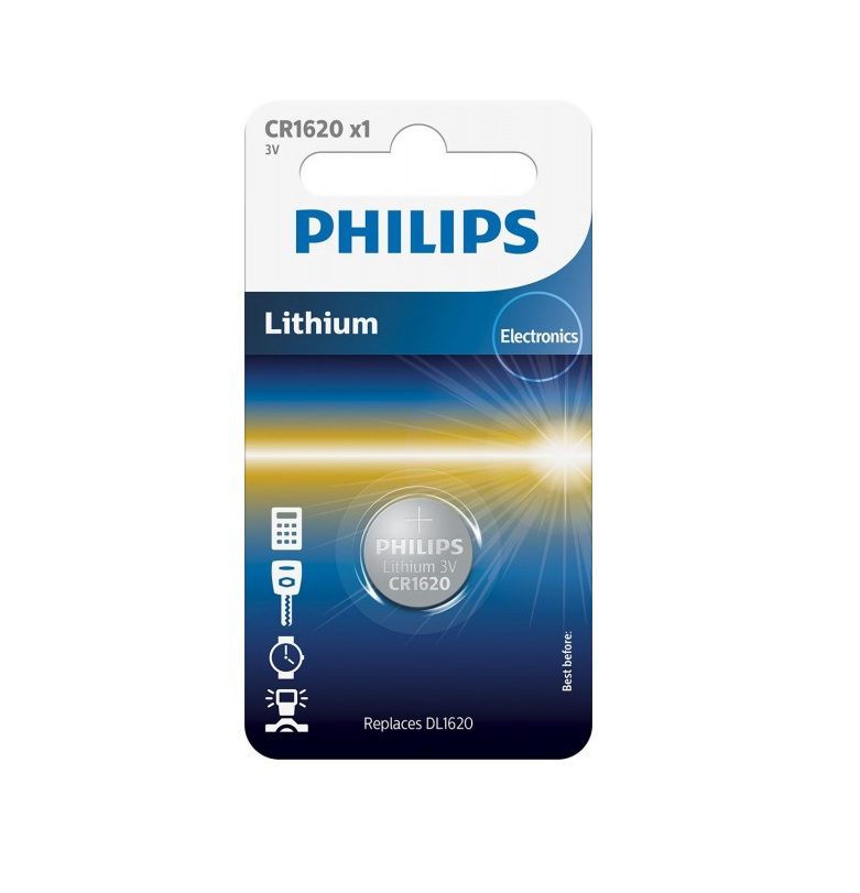 PHILIPS Lithium CR1620 - (1 pcs)