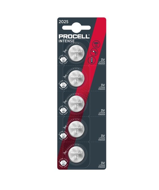 PROCELL Intense Lithium CR2025 - (5 pcs)