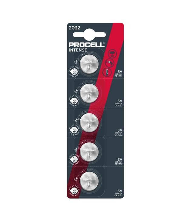 PROCELL Intense Lithium CR2032 - (5 pcs)
