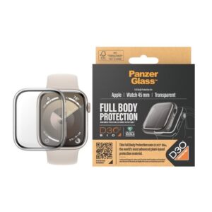 PanzerGlass Screen Protector Full Body For Apple Watch 49mm (2023) with D3O Black