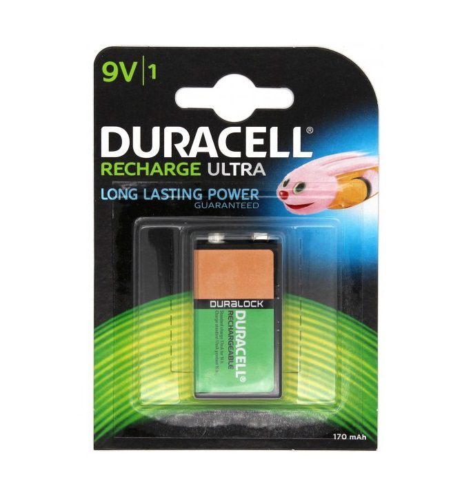 DURACELL HR22 9V 170mAh - (1 pcs)