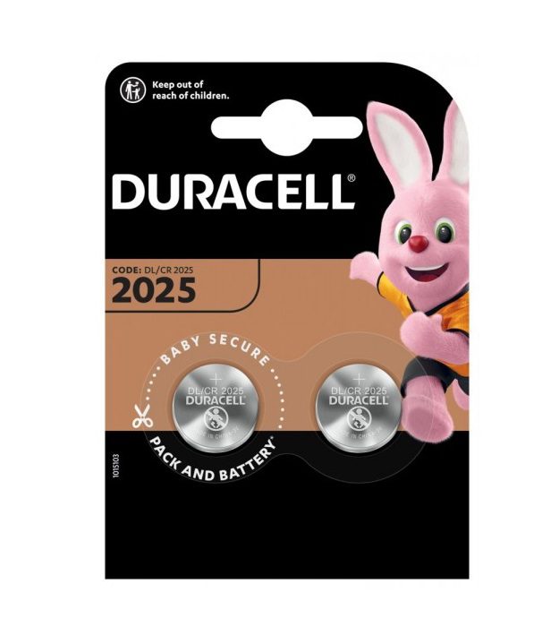 DURACELL Lithium CR2025 - (2 pcs)