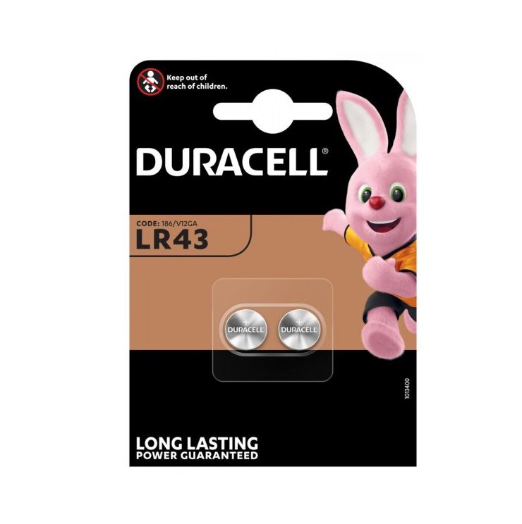 DURACELL LR43 - (2 pcs)