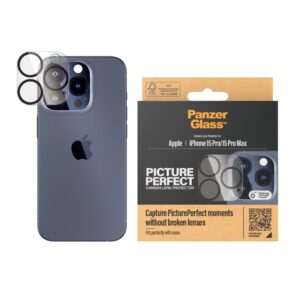 PanzerGlass PicturePerfect Camera Lens Protector (1 Piece) For iPhone 15 Pro, iPhone 15 Pro Max