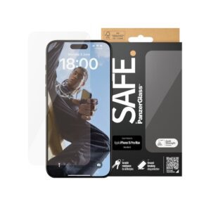 PanzerGlass SAFE Ultra-Wide Fit Screen Protector (1 Piece) For iPhone 15 Pro Max