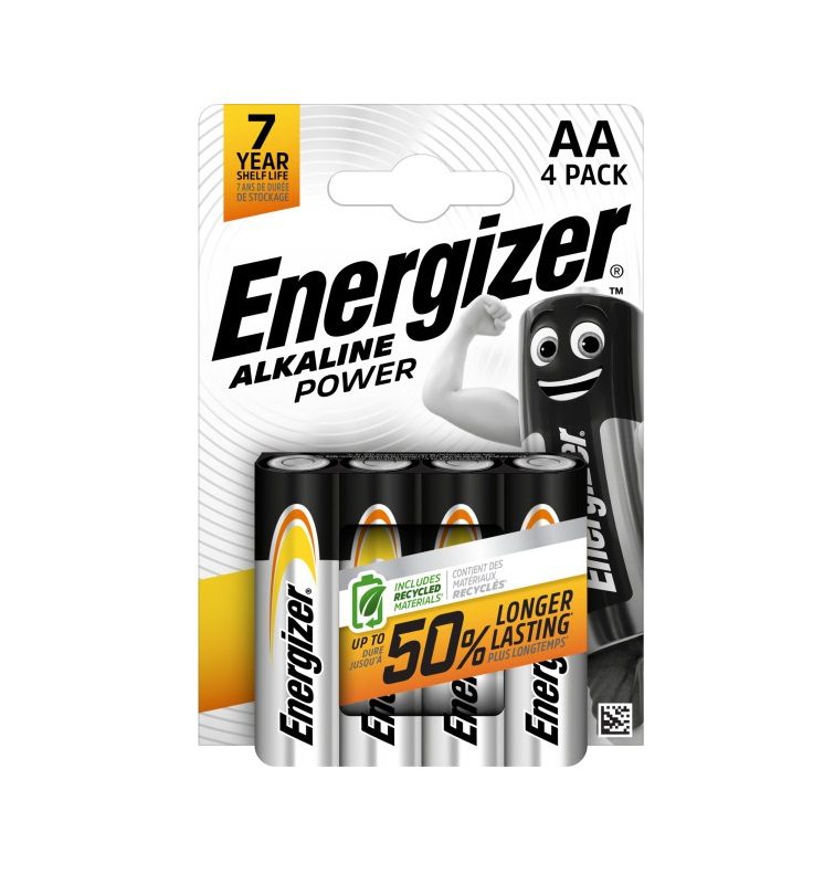 ENERGIZER Alkaline Power LR6 AA - (4 pcs)
