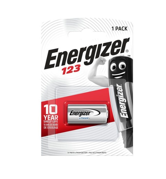 ENERGIZER Lithium CR123A 3V - (1 pcs)