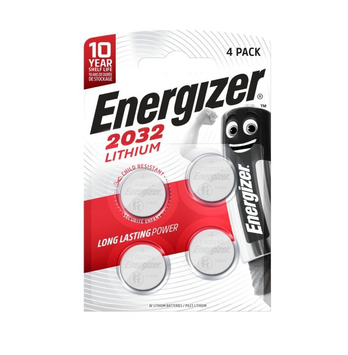 ENERGIZER Lithium CR2032 - (4 pcs)