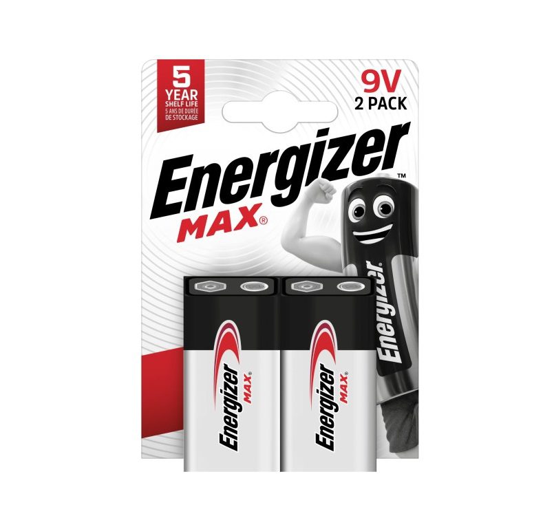 ENERGIZER Max 6LR61 9V - (2 pcs)