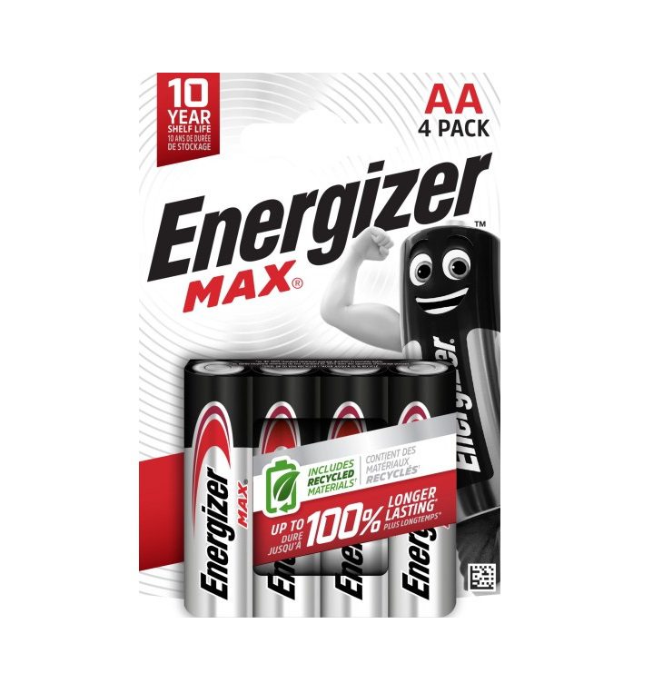 ENERGIZER Max LR6 AA - (4 pcs)