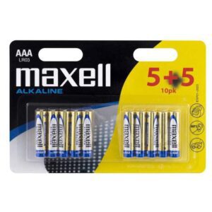 MAXELL Alkaline LR03 AAA 5+5 - (10 pcs)