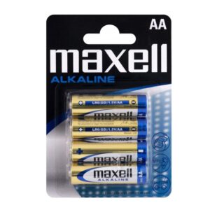 MAXELL Alkaline LR6 AA - (4 pcs)